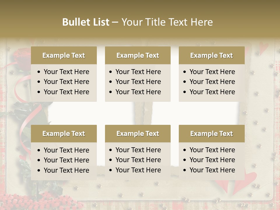 Paper Valentine Day PowerPoint Template