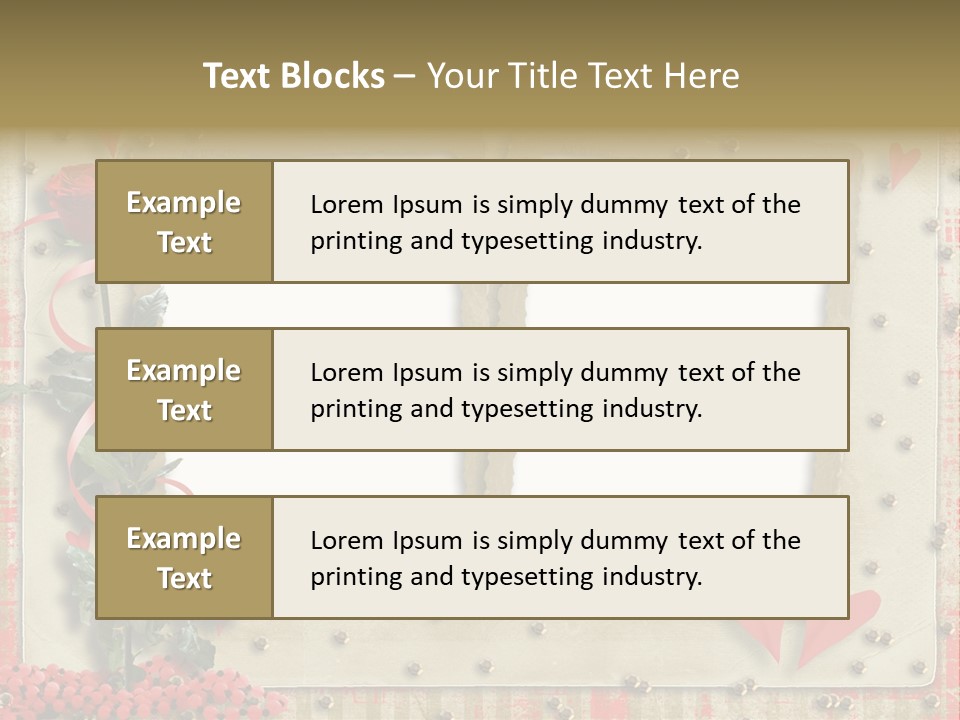 Paper Valentine Day PowerPoint Template