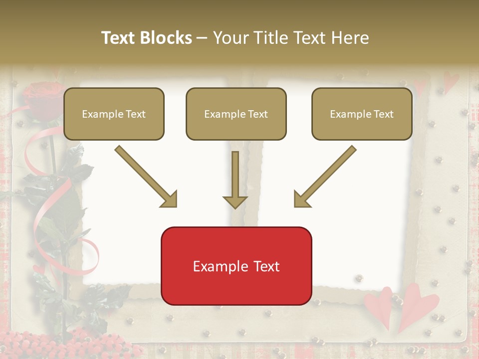 Paper Valentine Day PowerPoint Template