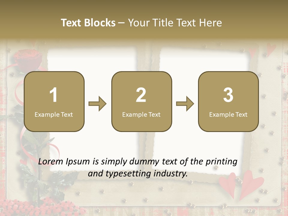 Paper Valentine Day PowerPoint Template