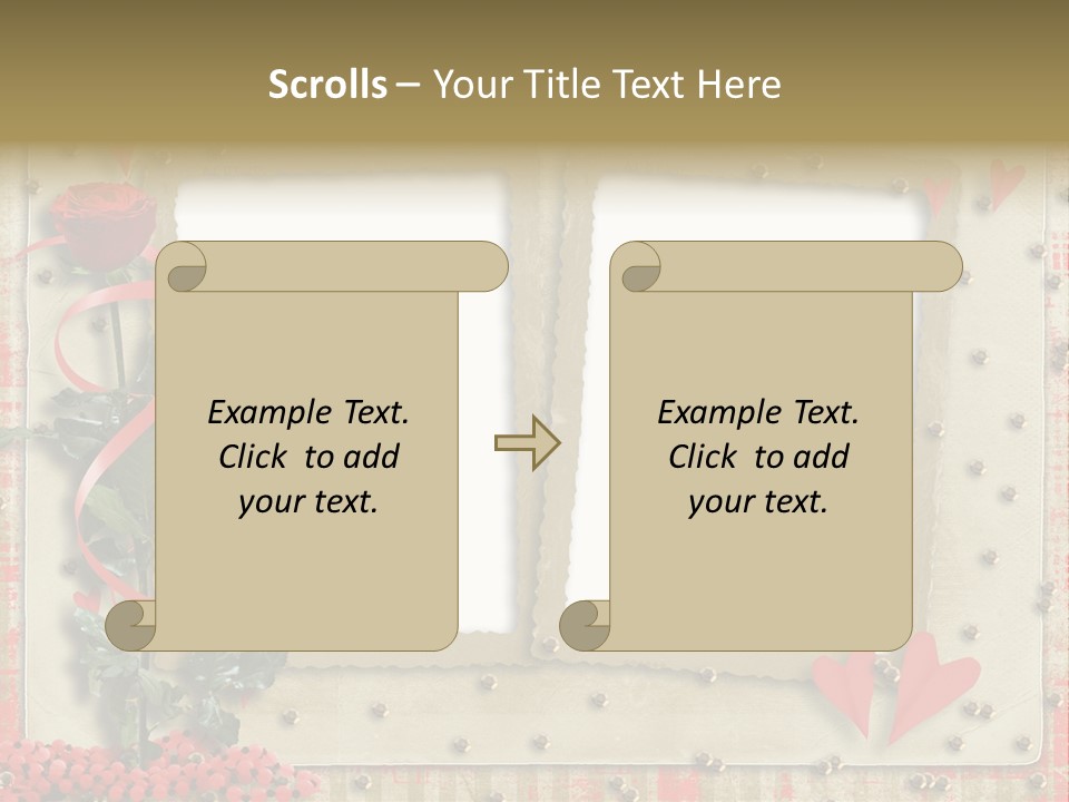 Paper Valentine Day PowerPoint Template