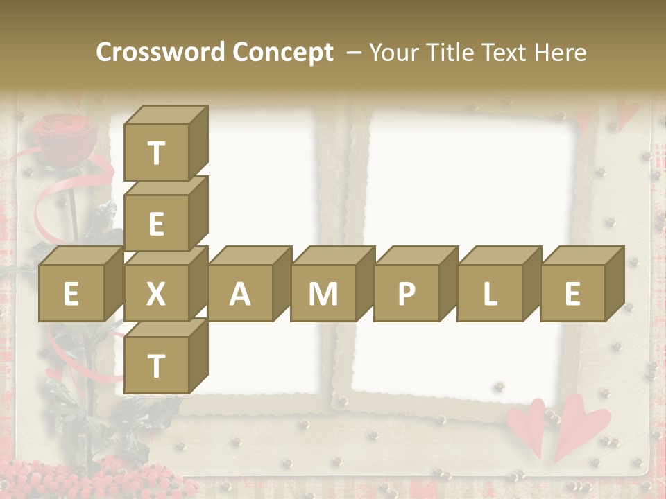 Paper Valentine Day PowerPoint Template