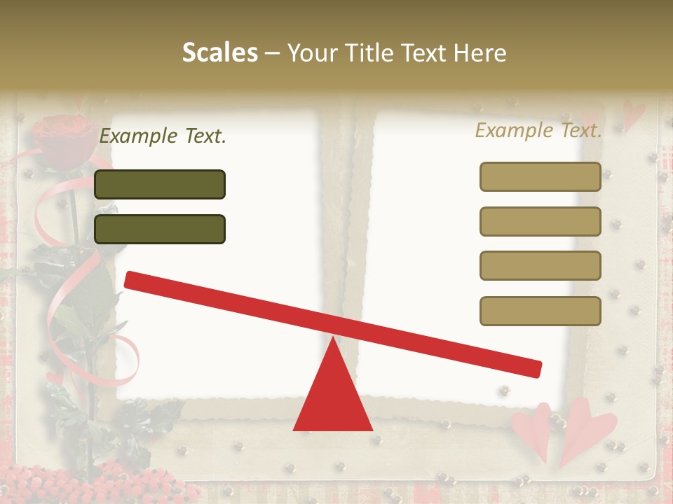 Paper Valentine Day PowerPoint Template