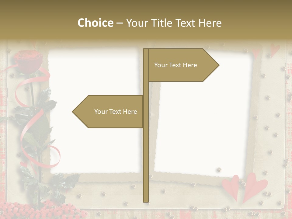 Paper Valentine Day PowerPoint Template