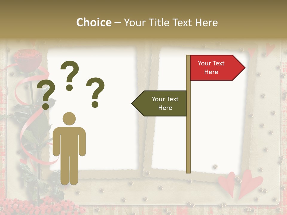 Paper Valentine Day PowerPoint Template