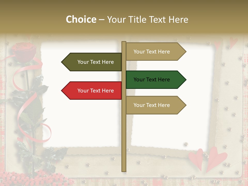 Paper Valentine Day PowerPoint Template