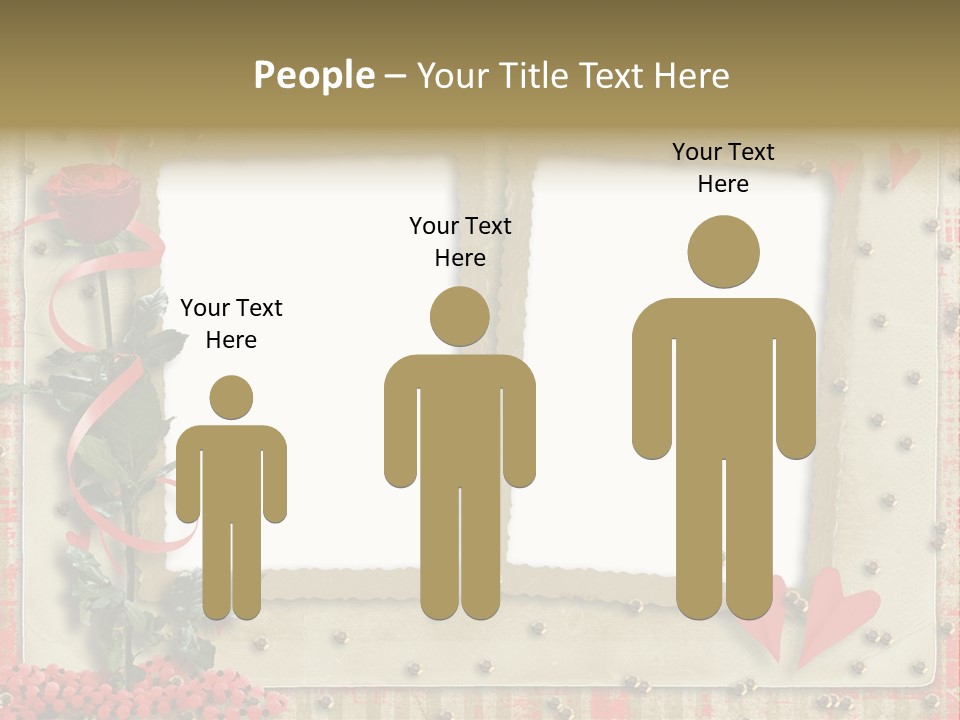 Paper Valentine Day PowerPoint Template