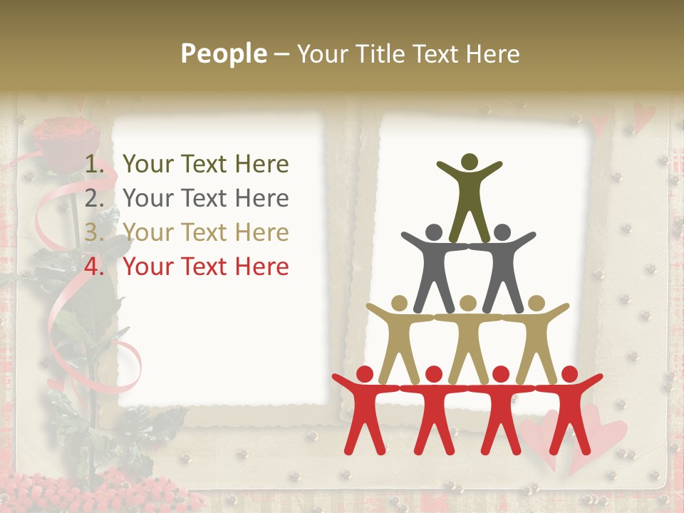 Paper Valentine Day PowerPoint Template