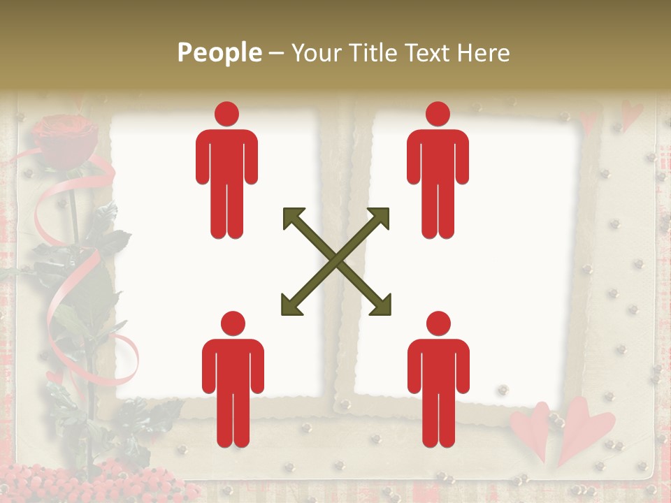 Paper Valentine Day PowerPoint Template