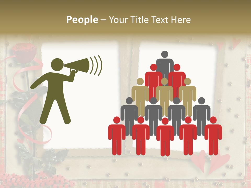 Paper Valentine Day PowerPoint Template