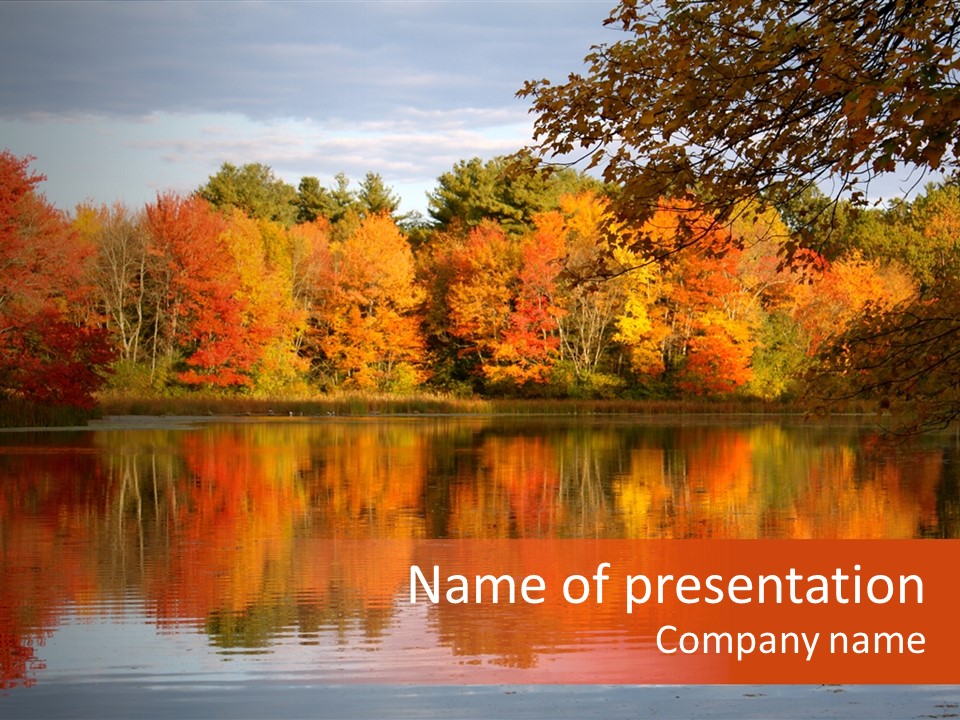 Reflection View Rural PowerPoint Template