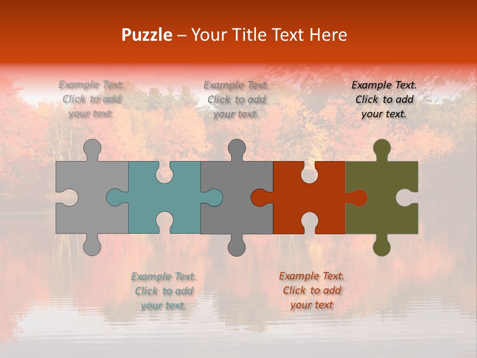 Reflection View Rural PowerPoint Template