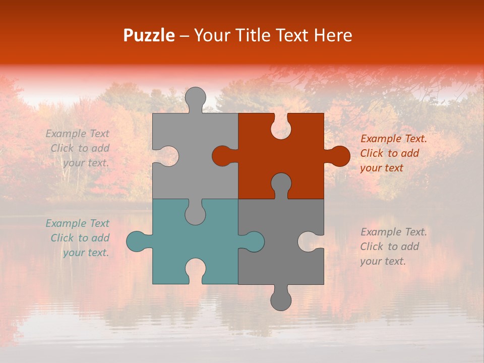 Reflection View Rural PowerPoint Template