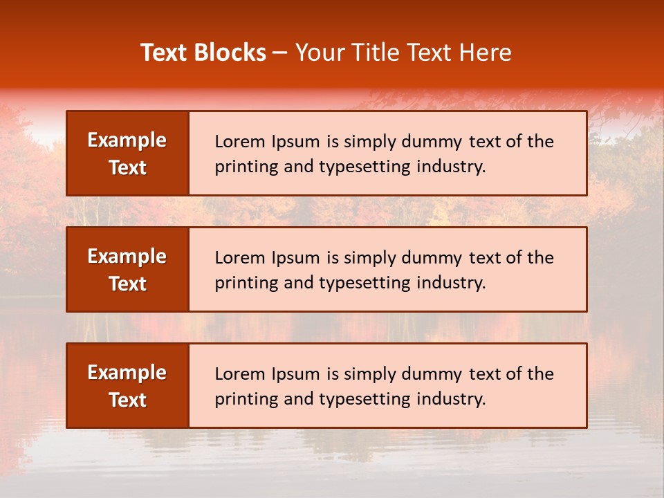 Reflection View Rural PowerPoint Template