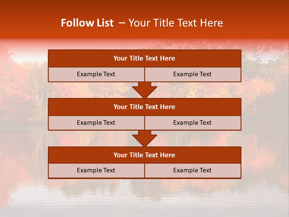 Reflection View Rural PowerPoint Template