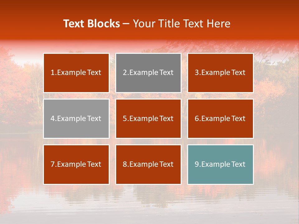 Reflection View Rural PowerPoint Template
