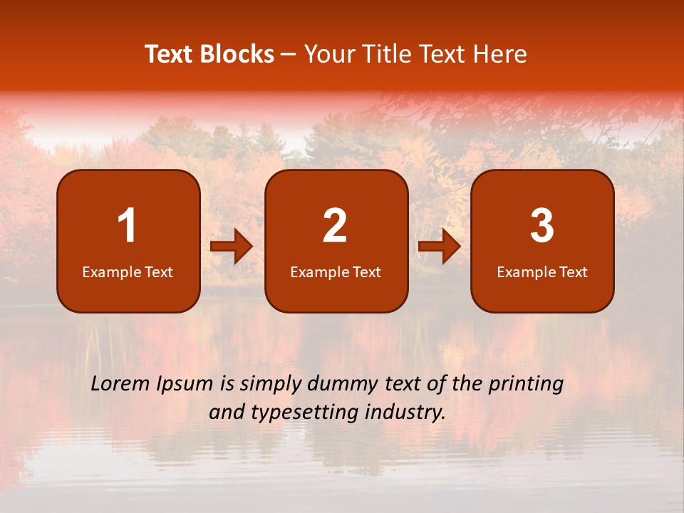 Reflection View Rural PowerPoint Template