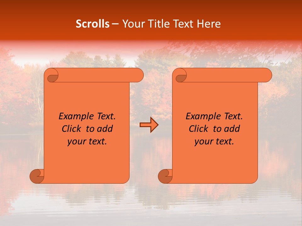 Reflection View Rural PowerPoint Template