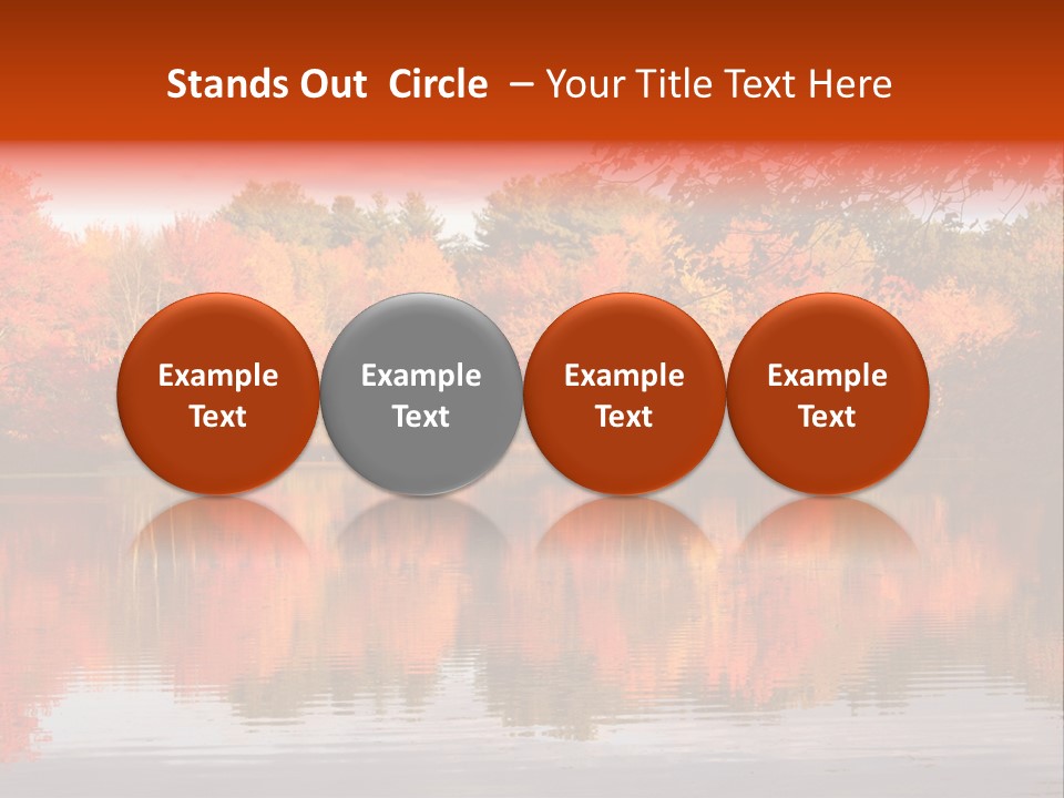 Reflection View Rural PowerPoint Template