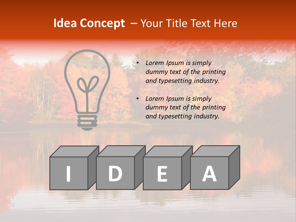 Reflection View Rural PowerPoint Template