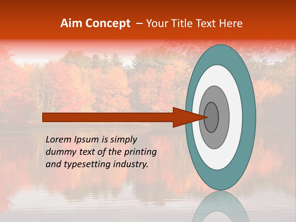 Reflection View Rural PowerPoint Template