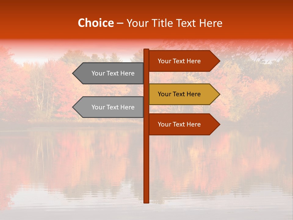 Reflection View Rural PowerPoint Template