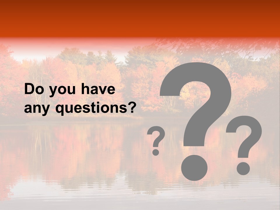 Reflection View Rural PowerPoint Template