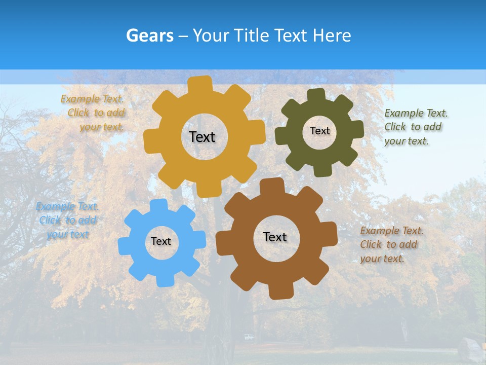 Day Grass Plant PowerPoint Template