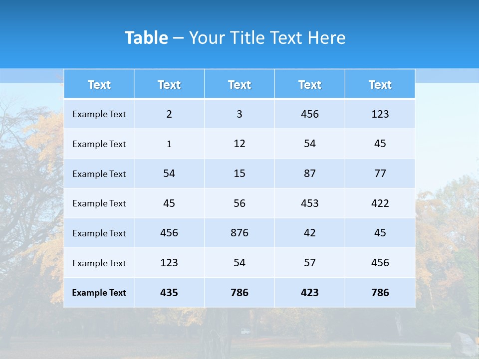 Day Grass Plant PowerPoint Template