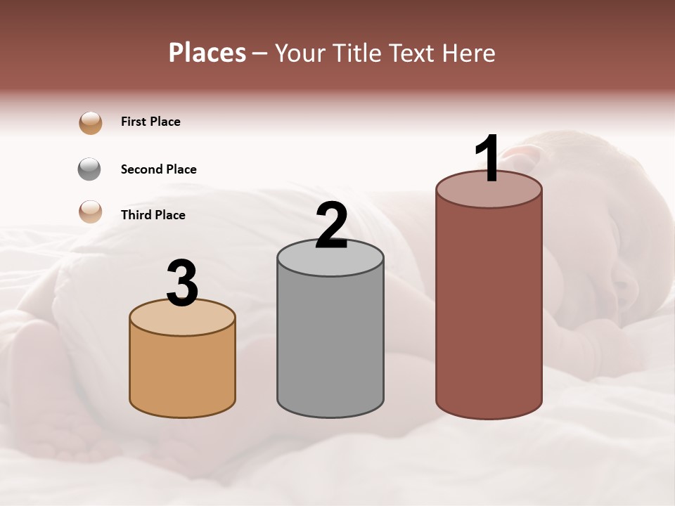 Diaper Portrait Youth PowerPoint Template