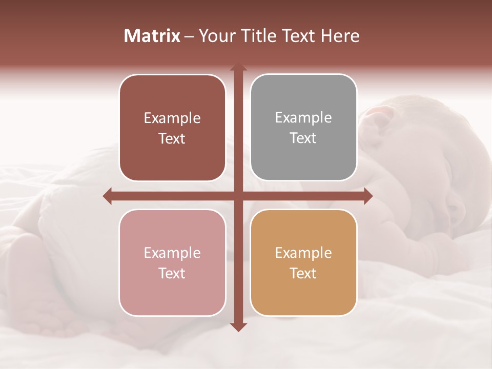 Diaper Portrait Youth PowerPoint Template
