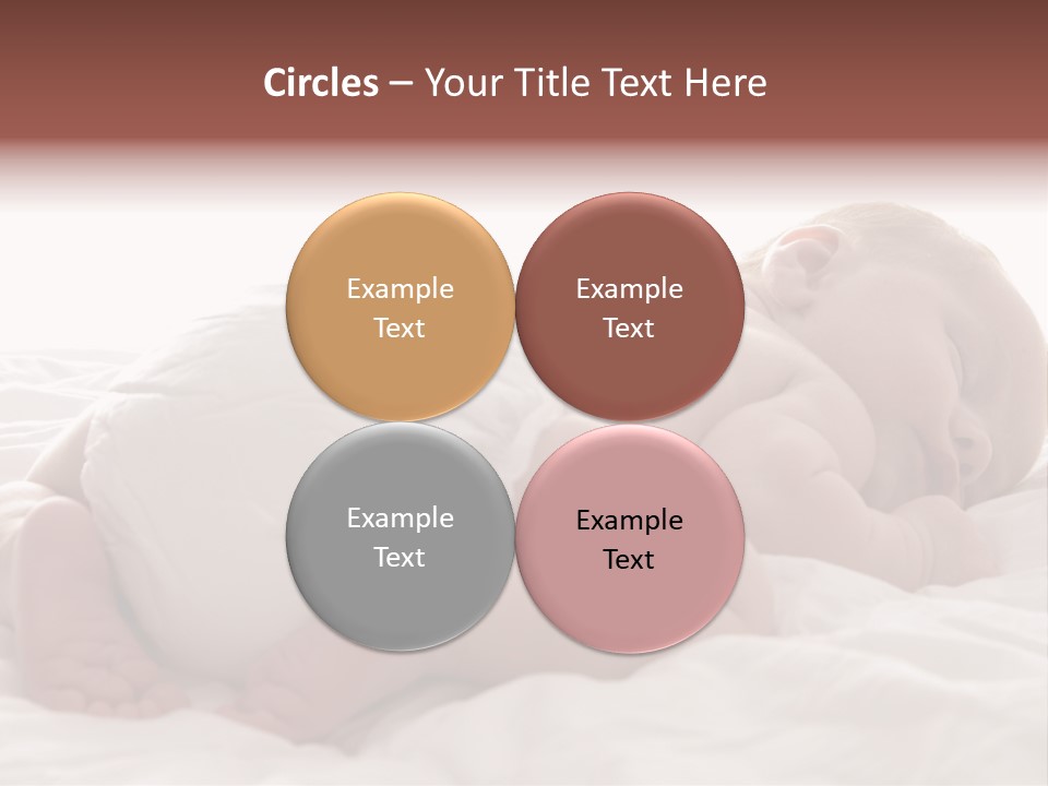 Diaper Portrait Youth PowerPoint Template