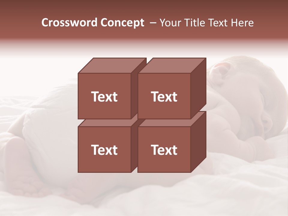 Diaper Portrait Youth PowerPoint Template