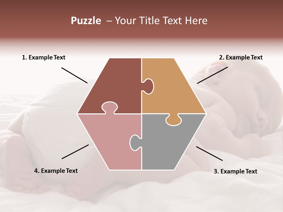 Diaper Portrait Youth PowerPoint Template