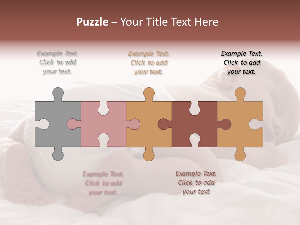 Diaper Portrait Youth PowerPoint Template