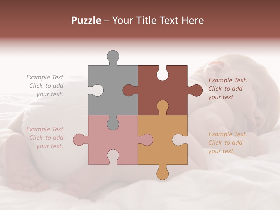 Diaper Portrait Youth PowerPoint Template