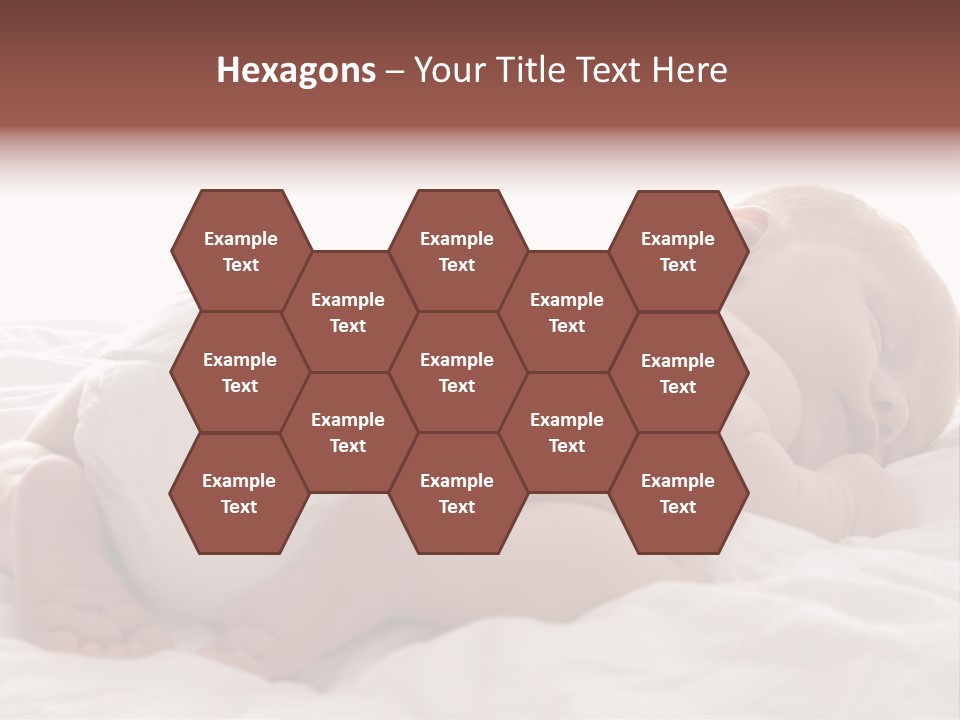 Diaper Portrait Youth PowerPoint Template