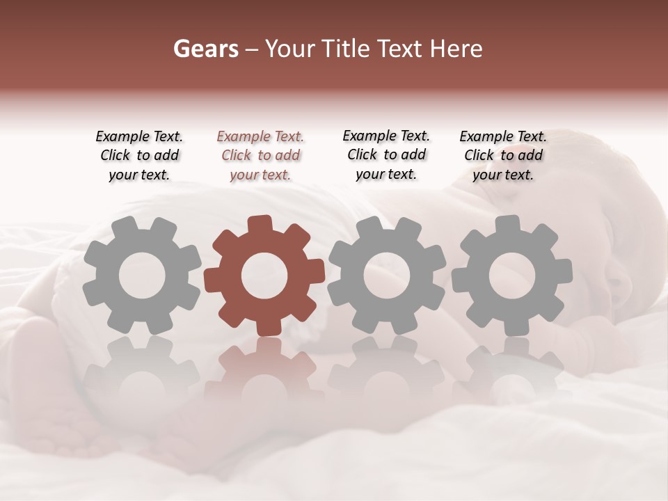 Diaper Portrait Youth PowerPoint Template