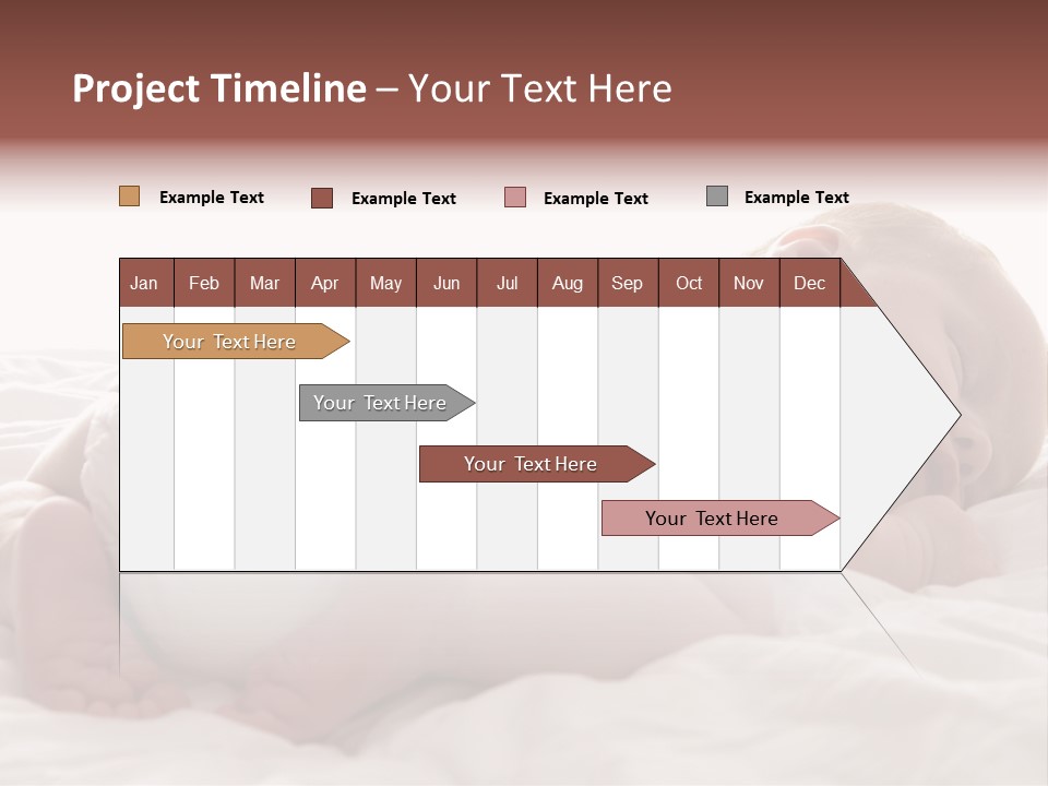 Diaper Portrait Youth PowerPoint Template