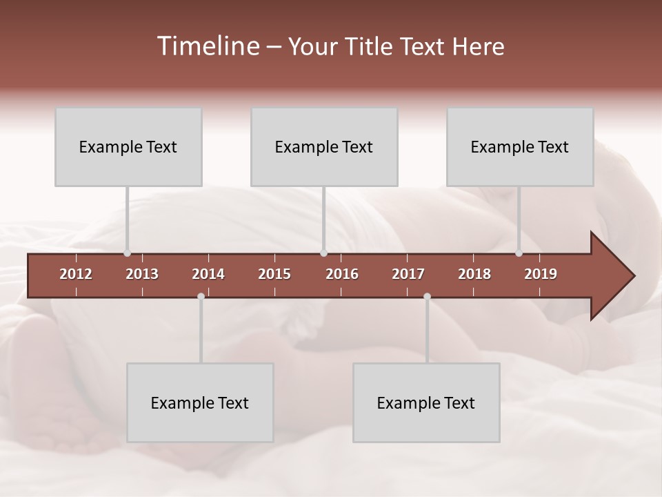 Diaper Portrait Youth PowerPoint Template