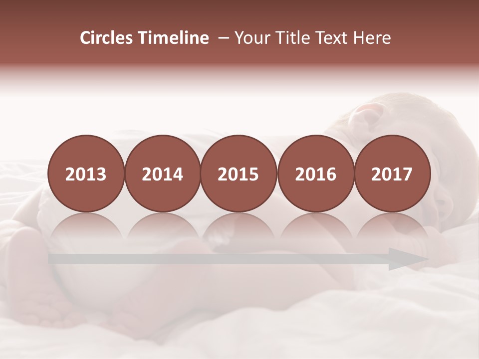 Diaper Portrait Youth PowerPoint Template