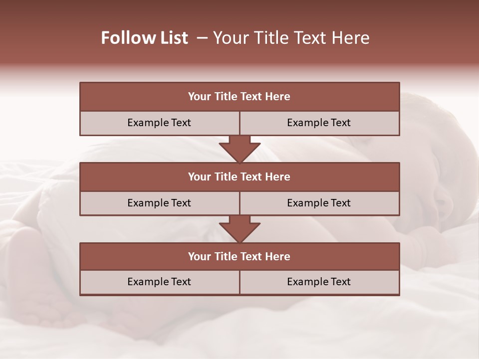 Diaper Portrait Youth PowerPoint Template