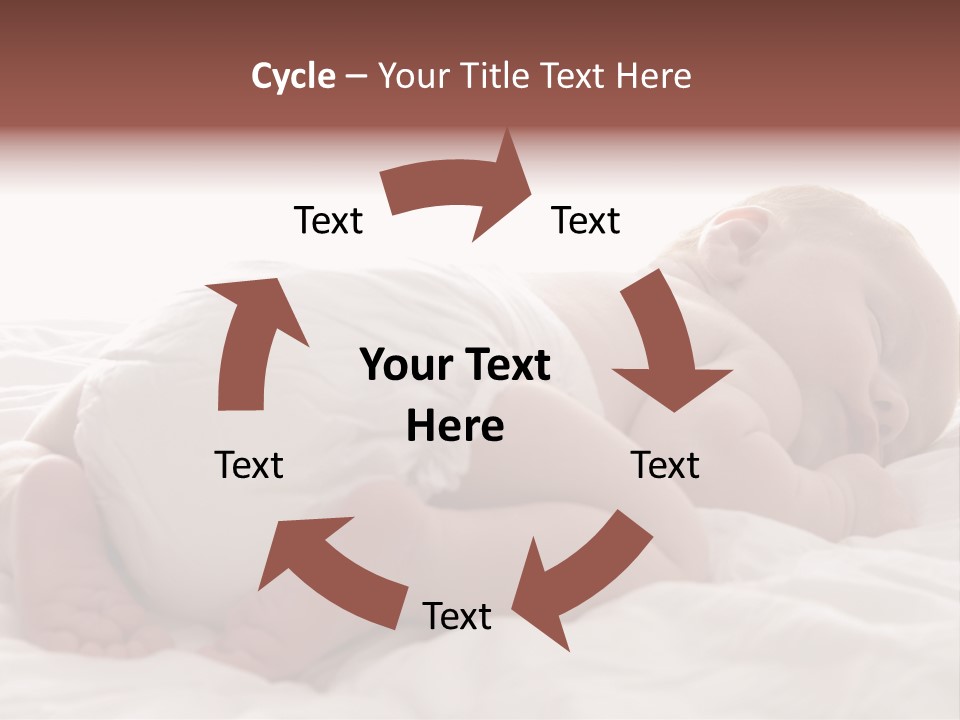 Diaper Portrait Youth PowerPoint Template