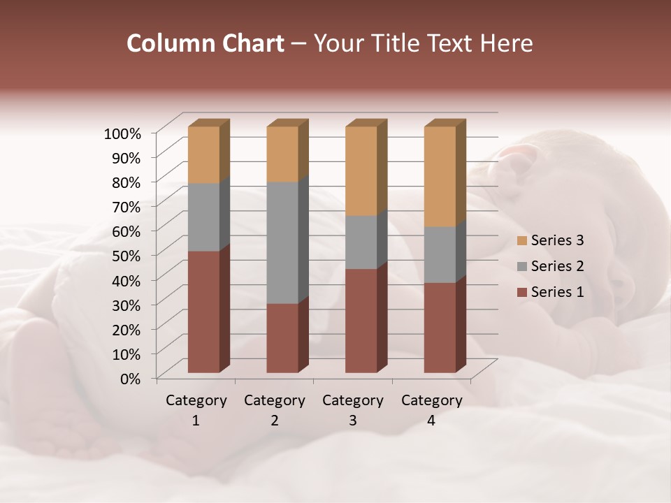 Diaper Portrait Youth PowerPoint Template
