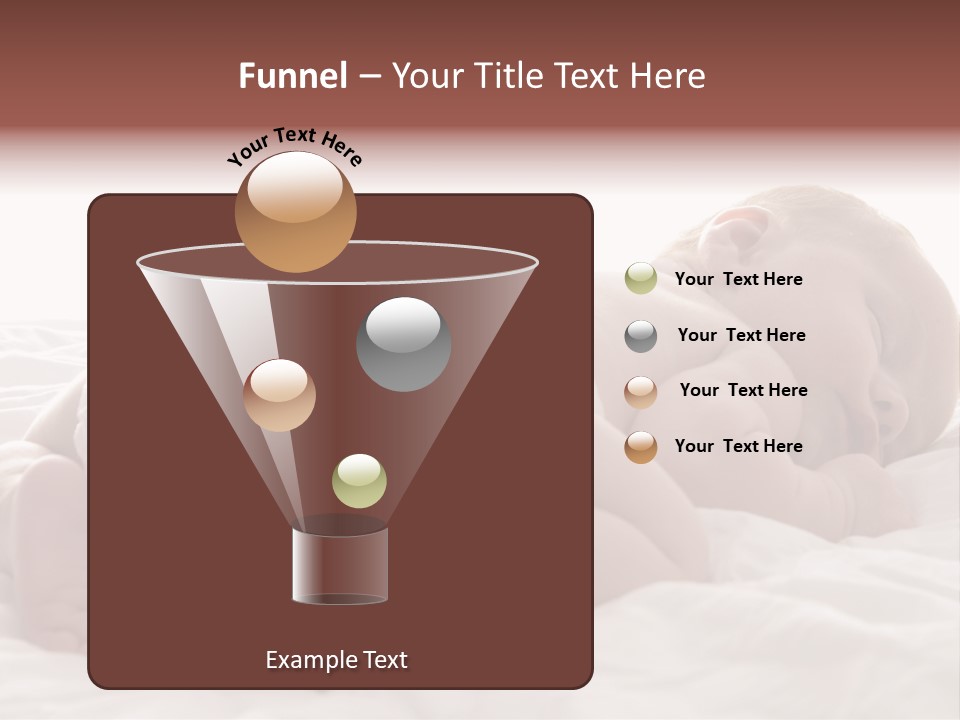 Diaper Portrait Youth PowerPoint Template