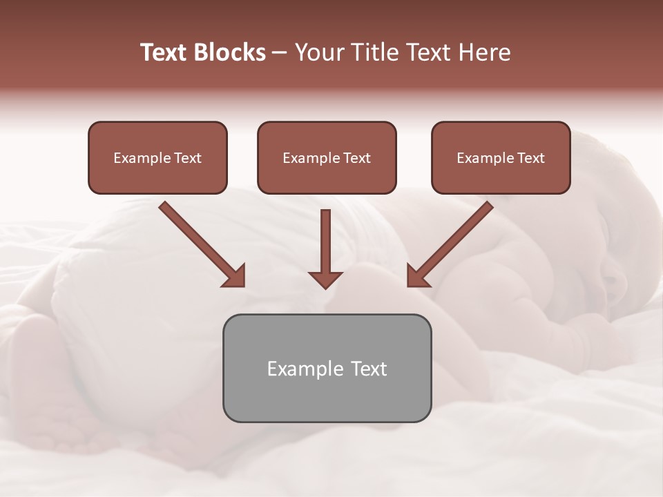 Diaper Portrait Youth PowerPoint Template