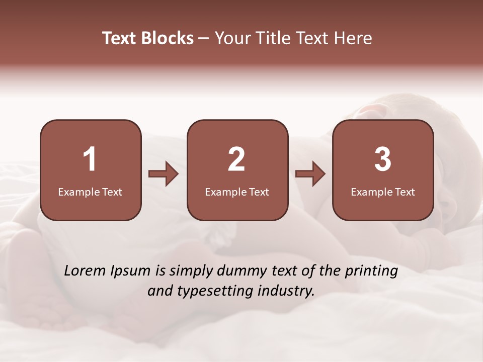 Diaper Portrait Youth PowerPoint Template