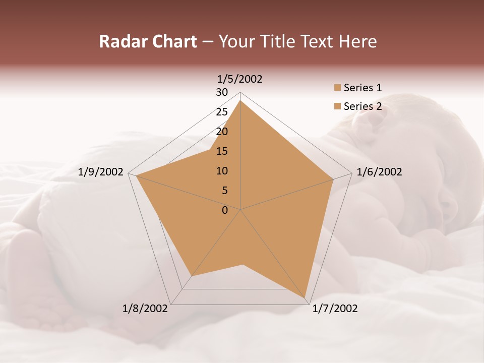 Diaper Portrait Youth PowerPoint Template