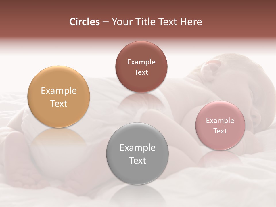 Diaper Portrait Youth PowerPoint Template