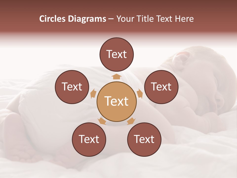 Diaper Portrait Youth PowerPoint Template